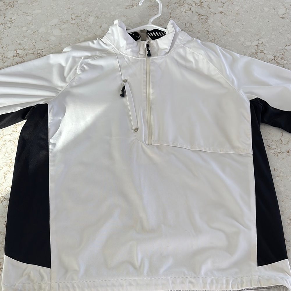 Ralph Lauren RLX White and Black Pullover Jacket